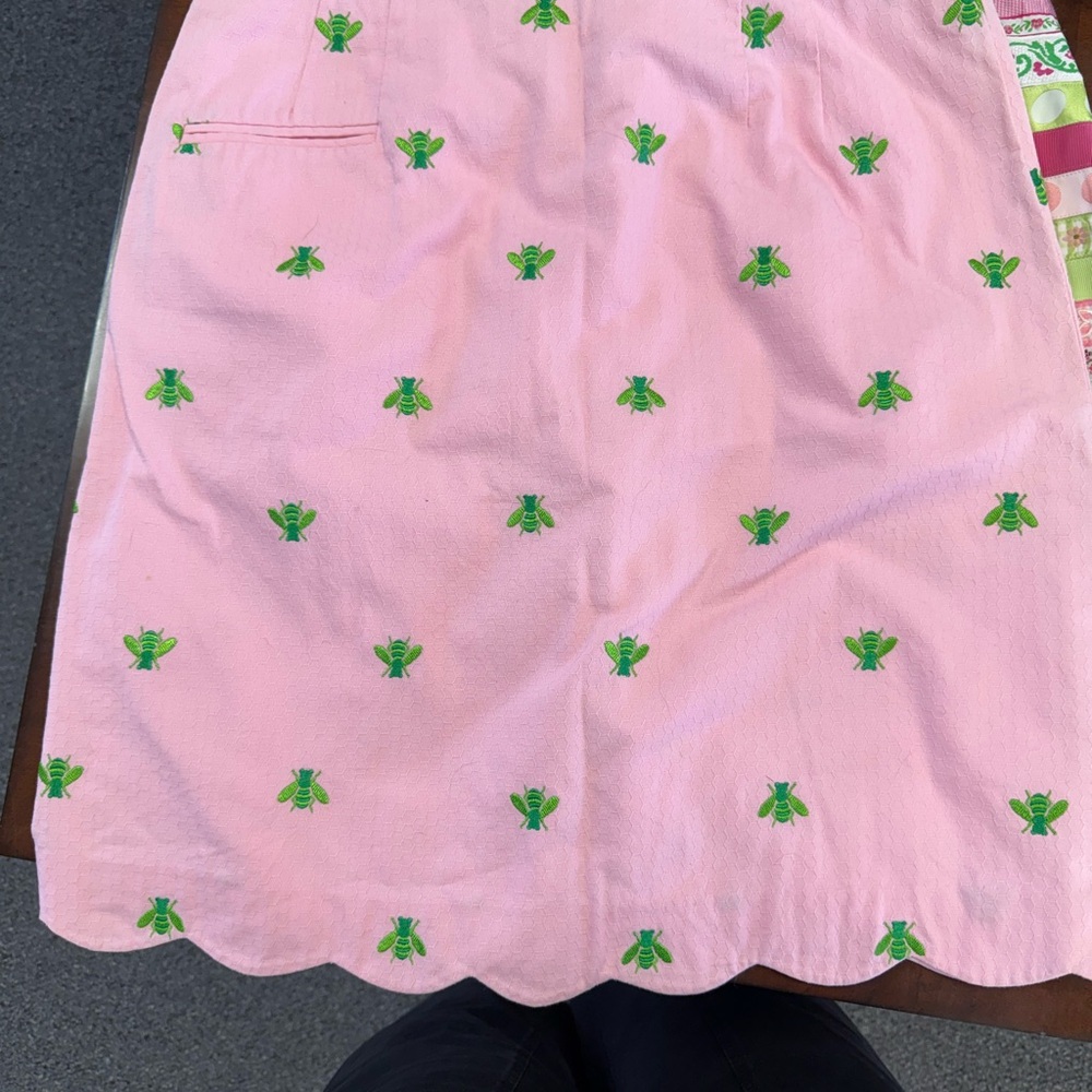 Lilly Pulitzer Pink Skirt with Green Accents